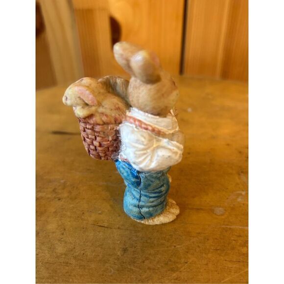 Bunny Gardens Gala Limited Edition Carrots In A Bucket Easter Rabbit Figurine (8 - Picture 4 of 6